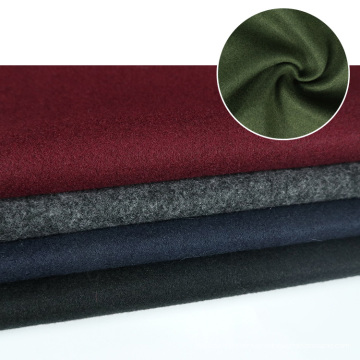 Shaoxing Keqiao Polyester Fabric Peso para tecido de pele de pêssego, como tecido de lã Jersey, 100% de poliéster tingido
